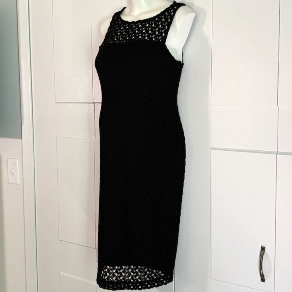 A Pea in the Pod Black Lace Dress
